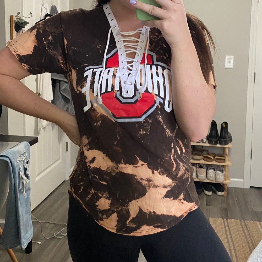 Ohio State tie shirt